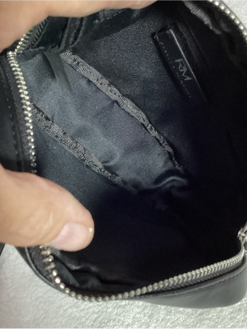 Rebecca Minkoff Black Quilted Studded Crossbody Bag EUC - Picture 9 of 11